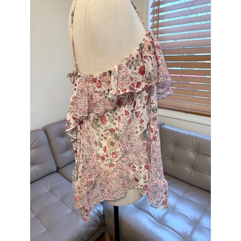 NWOT Victorias Secret Cami Babydoll/Slip Pink Metallic Stripe L/G Tie Back